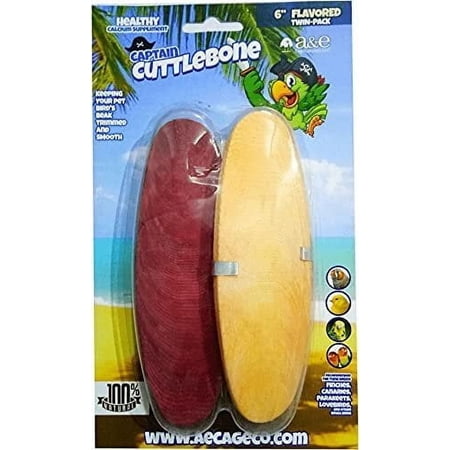 AE Cage Company Captain Cuttlebone Flavored Cuttlebone 6" Long