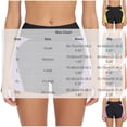 thumbnail image 4 of HongQid Swimwear Menstrual Leakproof Swim Shorts Quick Dry 3" High Waist Bathing Suit Bottoms for Women Athletic Stretch Workout Bottoms, 4 of 7