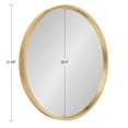 thumbnail image 2 of Kate and Laurel Travis Miroir Mural Rond en Bois, 21., 2 of 5