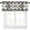 Darkbrown-3, variant on Western Window Curtain Valance, Vintage Tribal Bull Skull Horns Ethnic Native Aztec Cow Print Boho Aesthetic Abstract Window Valance for Farmhouse Kitchen Living Room Bedroom 54x18inch