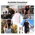 thumbnail image 6 of Balery Cat Paw Men's Sleeveless Muscle Shirts Workout Tank Top, Moisture Wicking, Odor Protection-, 6 of 8