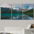 thumbnail image 2 of wall26 Canvas Print Wall Art Mountain &amp; Green Forest Lake Reflection Nature Wilderness Photography Modern Art Rustic Scenic Relax/Calm Multicolor for Living Room, Bedroom, Office - 16"x24&qu, 2 of 5