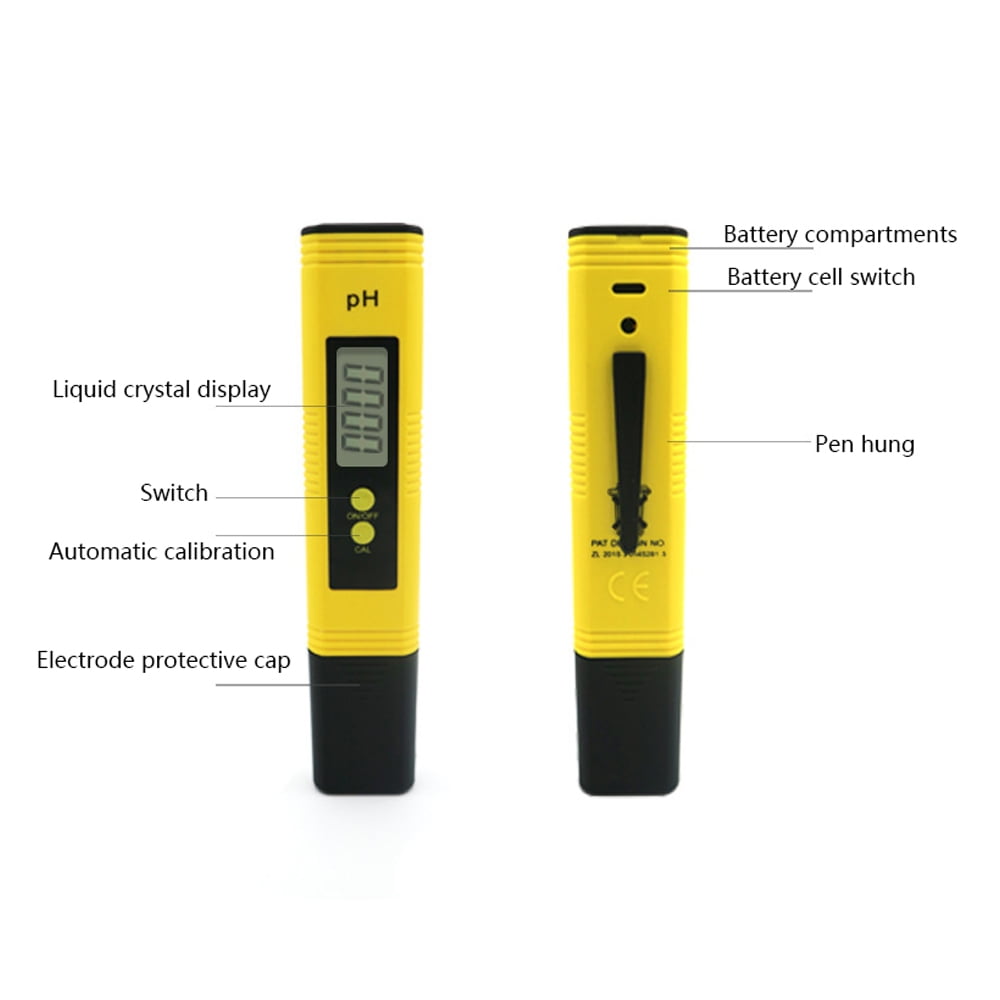 Details about    Digital Electric PH Meter LCD Tester Hydroponics Aquarium Water Pocket Test Pen 