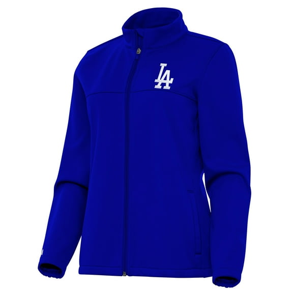 Women's Antigua Royal Los Angeles Dodgers Links 2 Golf Full-Zip Jacket