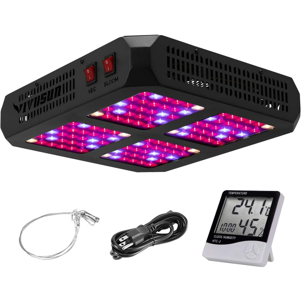 VIVOSUN 600W Led Grow Light Full Spectrum with Double