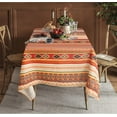 thumbnail image 2 of Boho Tablecloth for Rectangle Table Covers，Wrinkle Free Bohemian Style Design Table Cloth for for Dining Room, Tabletop Decoration, 60 x 102 Inch, 2 of 6
