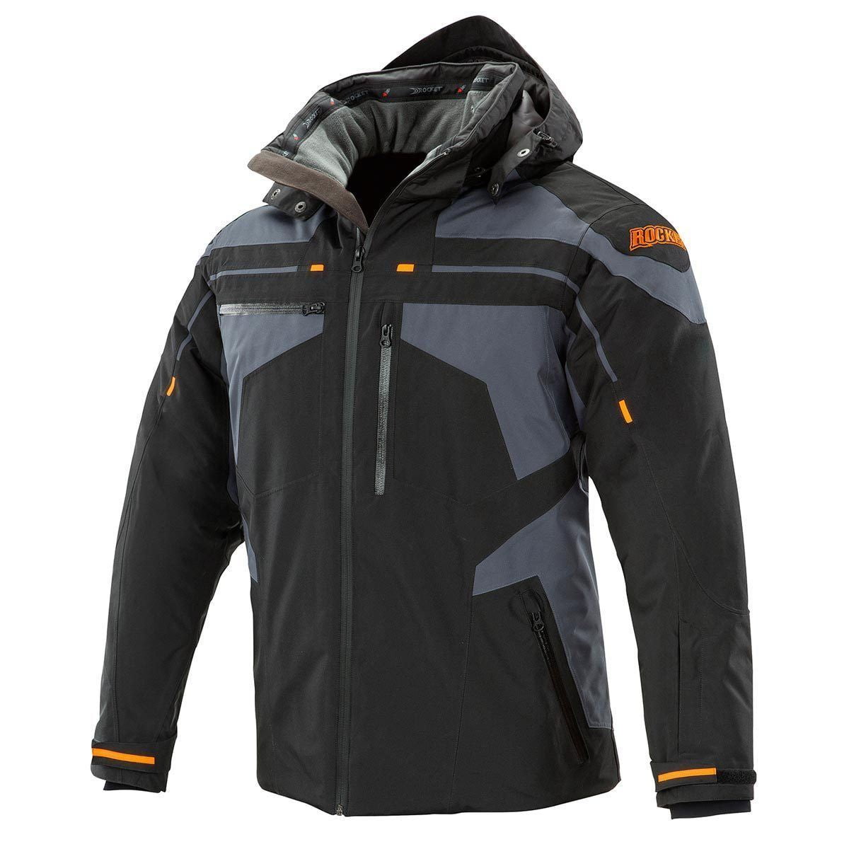 Joe Rocket Joe Rocket Rocket Crew Men's Black/Grey Snowmobile Jacket