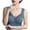 Navy, variant on Seamless Powerful Push Up Wireless Bra Lift Full-Figure Posture Correcting Bra Ice Silk Anti Sagging Bra (Black, XXL)