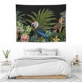 thumbnail image 3 of FUMJ Tropical Plants at Night Tapestries Large Size 40x30 Inch Jungle Animal Birds Toucan Clam and Banana Tree Tapestry for Bedroom Aesthetic College Dorm Wall Tapestry, 3 of 7