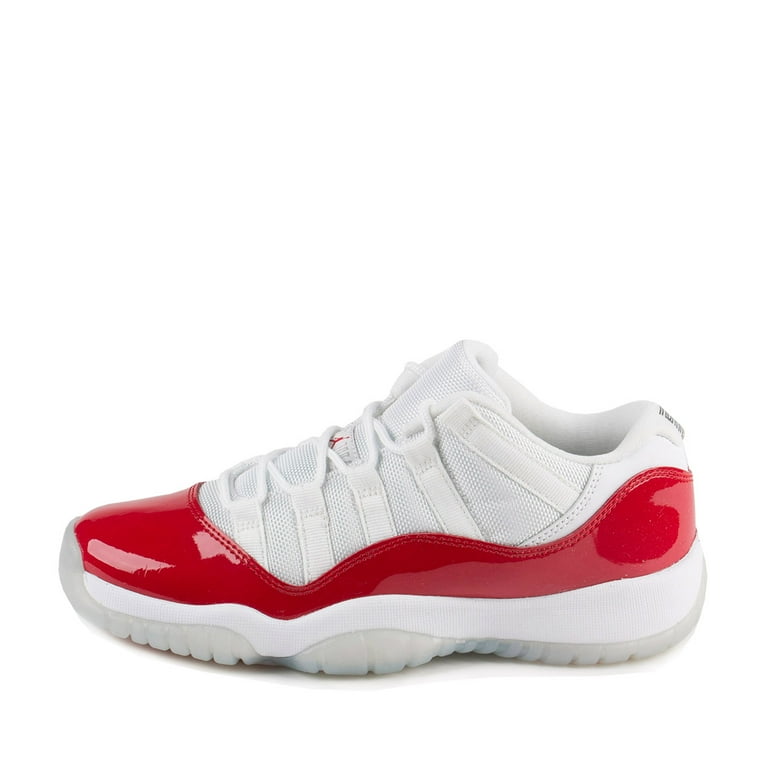 Nike Boys Air Jordan 11 Retro Low BG White Varsity Red Black 528896 102