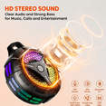 thumbnail image 6 of Shower Speaker, Bluetooth 5.3, IPX7 Waterproof, with Strong Suction Cup, Mini Stereo Sound, Ideal for Bathroom, Party, Travel, 6 of 9