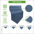 thumbnail image 5 of Pure Slate Blue Table Runner Linen Burlap Table Runner 90 Inches Long Modern Solid Color Minimalist Art Dresser Scarves for Kitchen Island Coffee Dining Room Party Wedding Holiday Decoration 13"x90", 5 of 8