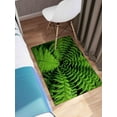 thumbnail image 6 of Flower Rug, Popular Rugs, Front Door Rug, Floral Rug, Pteridophyte Rugs, Fern Rugs, Cool Rugs, Green Rugs, Decorative Rugs, Entry Rug, 1.7'x2.3' - 50x70 cm, 6 of 8
