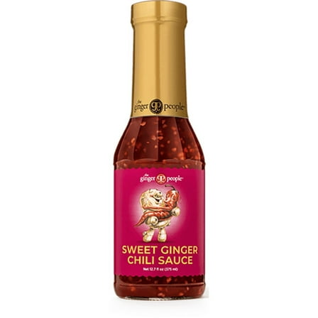 The Ginger People Sweet Ginger Chili Sauce, 12.7 oz Bottle, Gluten-Free, Vegan, All-Natural, Sweet & Spicy Flavor