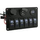 thumbnail image 4 of Interruptor de barra de luz LED, 12 V 24 V 6 interruptores LED de palanca de encendido y apagado interruptor basculante para barco marino durabilidad mejorada, 4 of 10