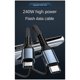 thumbnail image 1 of Cable de carga PD de 240 W, doble extremo, tipo C a USB 240 W, cable de datos PD de 2 m, 1 of 4