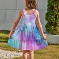 thumbnail image 6 of WRKEKC Girls Polka Dot Dress Spaghetti Strap Sleeveless Layered Dress With Pockets Casual Summer Sundress for 2-12 Years, 6 of 6