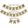 thumbnail image 5 of Injueey Decoraciones Banner Feliz Día de San Patricio Suministros para fiestas Guirnalda versátil Adorno colgante para interiores y Kits de decoración para fiestas, 5 of 5