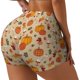 thumbnail image 1 of Balery Fall Autumn Pantalones cortos de entrenamiento estampados para mujer, sin costuras, ajustados, para gimnasio, yoga, correr, deportes, ejercicio activo, fitness.-XX-Large, 1 of 8