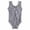 Blue, variant on LILIYA Girls Bathing Suit Sun UPF 50 Cute Two Piece Swimsuits For Girls With Ruffle Skirt And Rash Guard Top