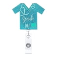 thumbnail image 1 of Halloween Decorations ID Badge Holder Retractable Badge Reel With Clip Decorative Badge Clip For ID Card Holders Office Worker Doctor Teachers Students, 1 of 3