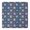 Unicorn And Wing, variant on Unicorn and Cupcake Blue Pattern Square Fitted Tablecloth with Elastic Edge, Washable Table Cover for Home Kitchen Party and Daily Decor 34"x34"
