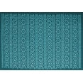 thumbnail image 1 of Ahgly Company Indoor Rectangle Abstract Light Blue Contemporary Area Rugs, 6' x 9', 1 of 4
