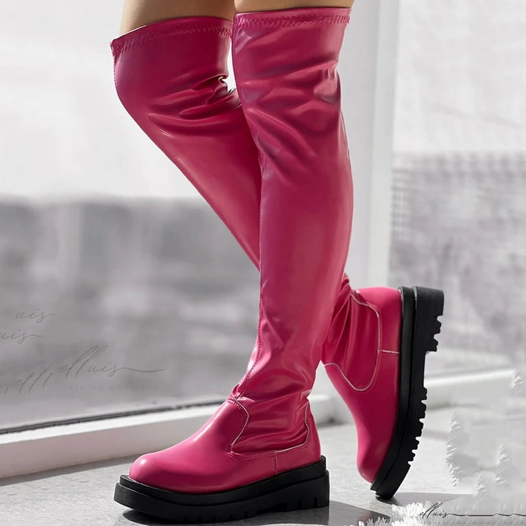 Splozh Womens Winter Boots Over Knee Womens Over The Knee High