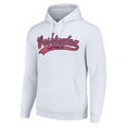 thumbnail image 2 of Men's Starter White Washington Capitals Tailsweep Fleece Tri-Blend Pullover Hoodie, 2 of 3