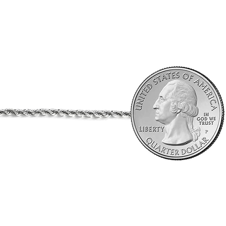 Savlano 925 Sterling Silver Rope Chain Bracelet - 7 Inch, 4mm Wide, Made In Italy, Gift Box Included