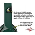 thumbnail image 3 of Skin Decal Wrap for Beats Solo 2 and Solo 3 Wireless Headphones Solids Collection Hunter Green (BEATS NOT INCLUDED) by WraptorSkinz, 3 of 4