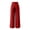 Wine plus size wide leg trousers a1, variant on Cagogo Women Plus Size Wide Leg Trousers High Waisted Elastic Waist Pants with Pockets Solid Elegant Office Work Business Long Pants Casual Beach Lounge, Khaki M