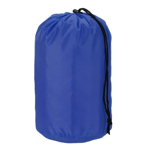 Uxcell Stuff Sack, Nylon Waterproof Storage Sacks Portable Drawstring Dry Stuff Bag Gear Organization with Toggle, 7x13Inch Fit for Backpacking Camping Traveling Hiking(Dark Blue)