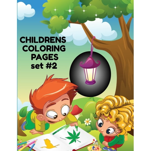 Kids Coloring Pages: Childrens Coloring Pages set #2 : 20 cute fantasy animal coloring pages that children will love (Series #2) (Paperback)