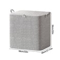 thumbnail image 5 of SUTENGDA Sac de Rangement pour Vêtements de Voyage Grande Capacité Sac de Rangement pour Vêtements Bac de Rangement Pliable Organisateur de Garde-Robe avec Poignée Renforcée Tissu Robuste pour Chandails d'Hiver Manteaux T-shirts Bl, 5 of 5