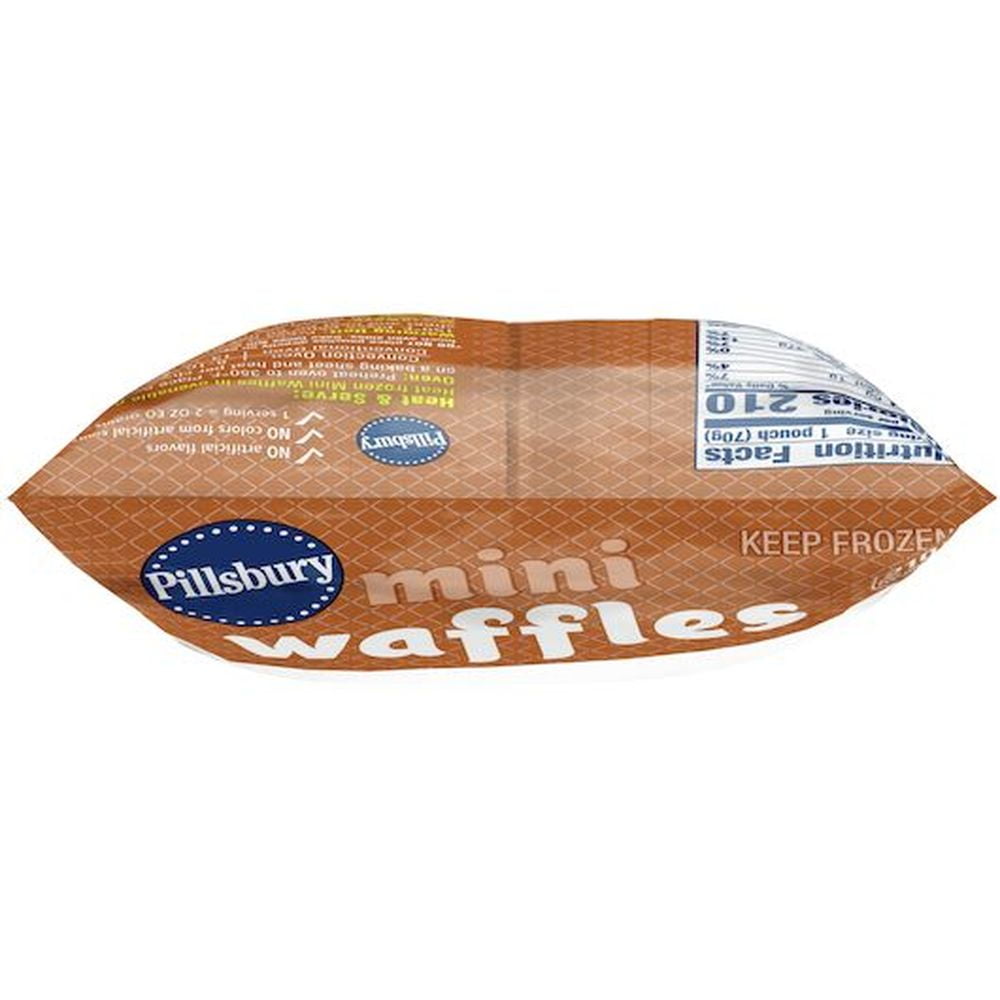 Pillsbury Maple Madness Mini Waffles, 2.47 Ounce -- 72 per case.