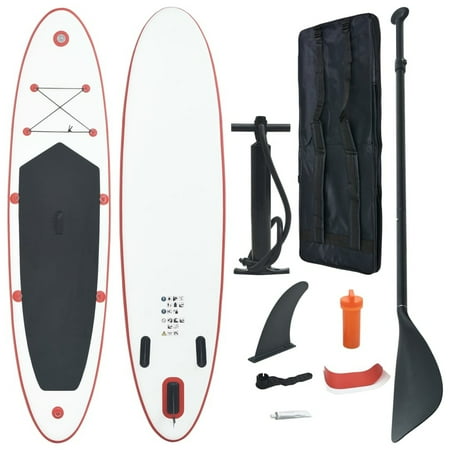 Anself Inflatable Paddle Board Set Beach Surfing Board with Oar  Fin  Hand Pump  Repair Kit and Carrying Bag Surfboard for Adults
