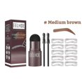 thumbnail image 1 of Polvo para cejas Eelhoe, polvo para sombrear la línea del cabello, polvo para retocar el relleno de cejas, sombra para sombrear la línea del cabello, tono marrón medio -3077173314880, 1 of 5