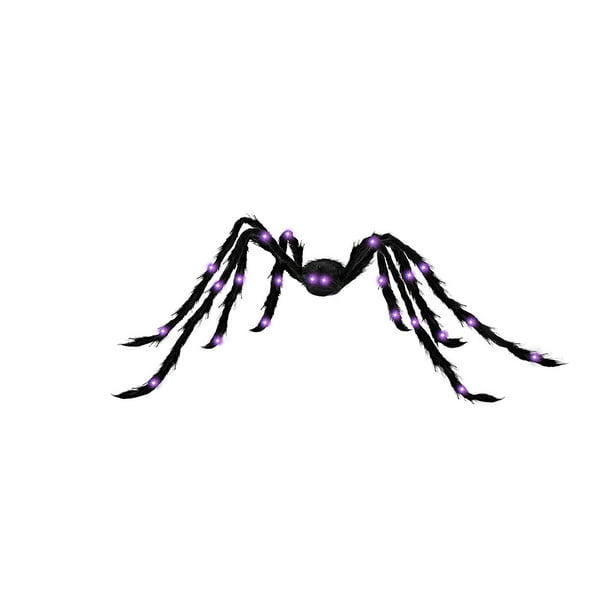 Araña brillante de Halloween para fiestas al aire libre, decoración de festivales, accesorios ingeniosos, araña grande