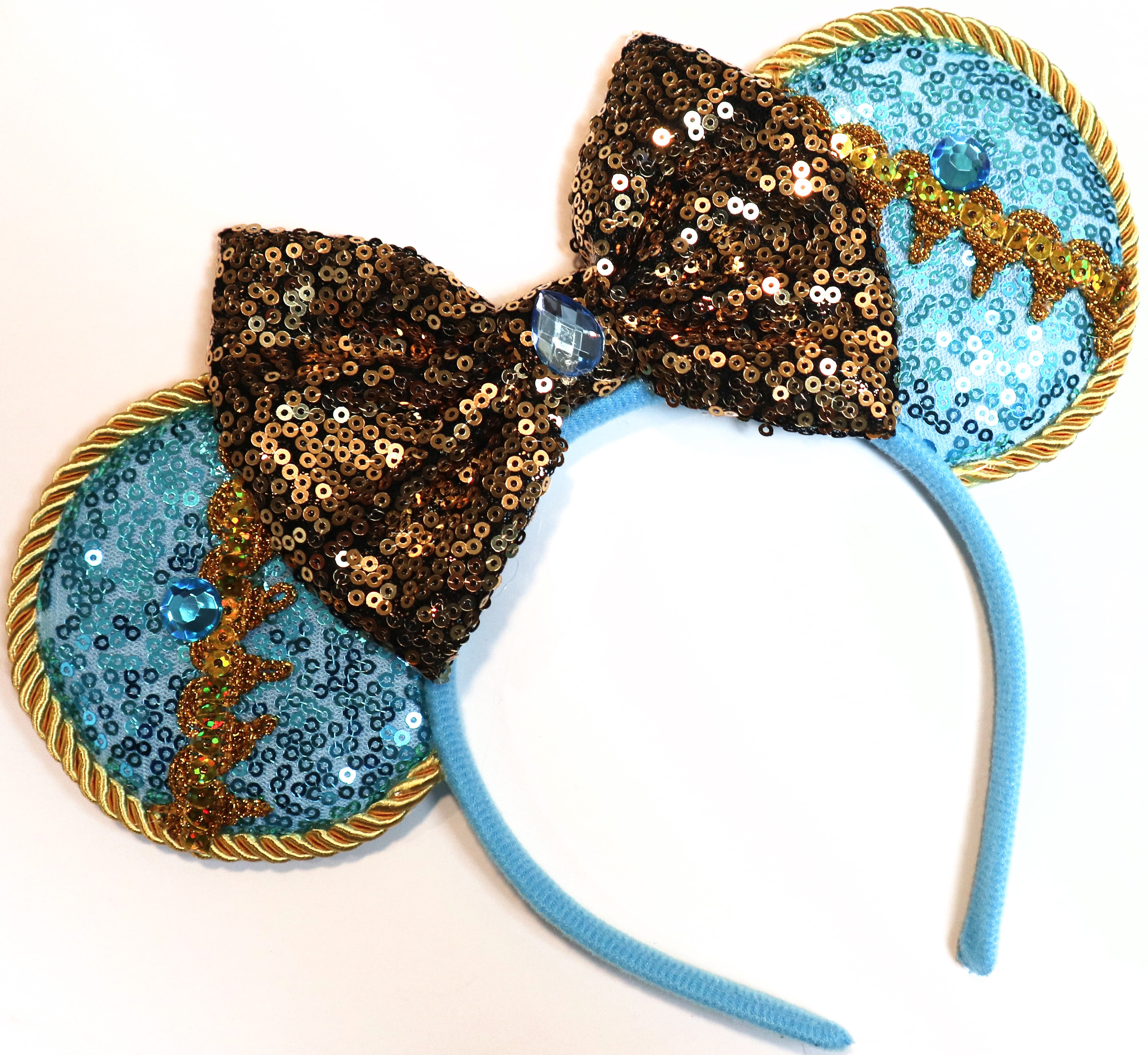 Jasmine Mouse Ears Headband-Princess Party headband,photo prop,headband,vacation,Halloween costume,dress up