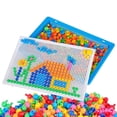 thumbnail image 2 of 296/352/592pcs 3D Puzzle Game Puzzle Board Gift Creative Educational Toy DIY Handmade Toy Mushroom Nail Plastic Bead Creative Toy, 2 of 4