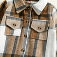 thumbnail image 6 of XBASW Toddler Kids Plaid Shirt Button Blouses Tops Spring Fall Baby Dress Shirt for Boys 6M-5T, 6 of 9