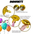thumbnail image 2 of Globo de papel aluminio dorado con letra B de 40" AOAOParty, 2 of 6