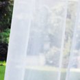 thumbnail image 4 of 2-pack modern simple waterproof solid color Trilon transparent perforated sunscreen and anti-UV curtain fabric, 4 of 8