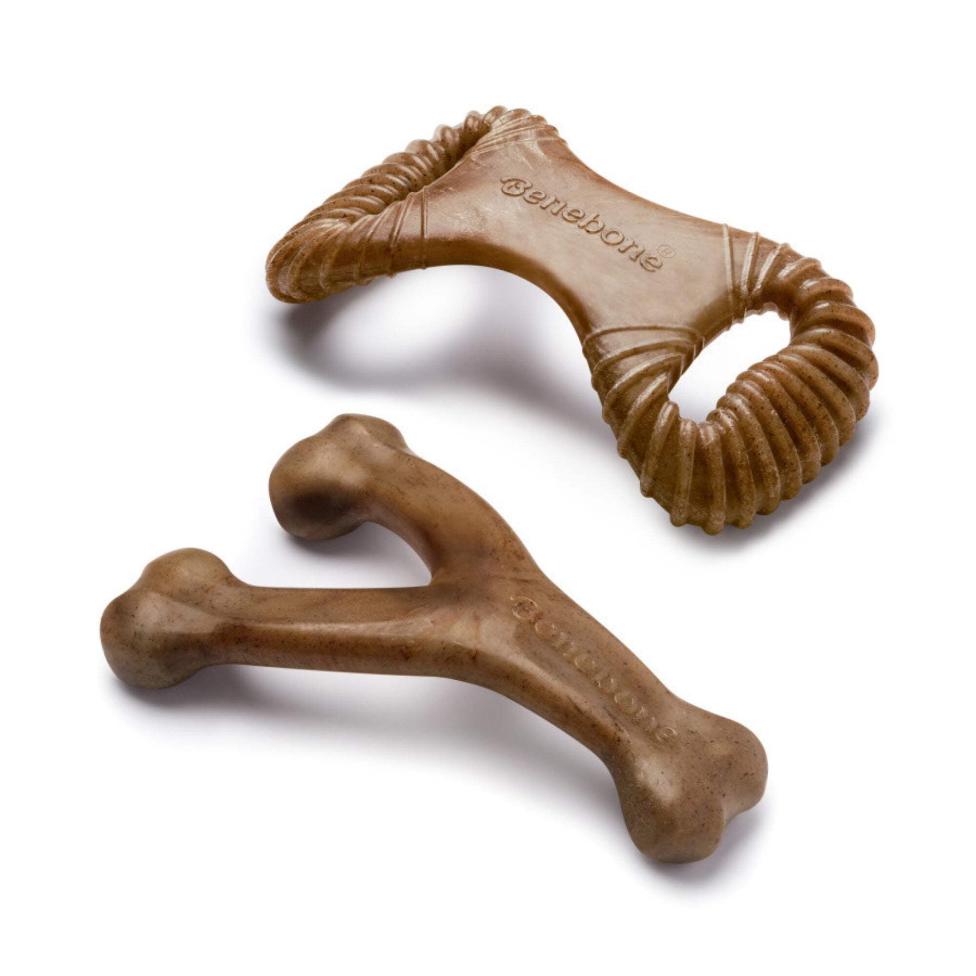 Benebone Wishbone & Dental Chew Dog Toy, Medium, 2-Pk (Size: 2-Pk)