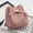 Pink, variant on New Simple Bucket Bag Wide Strap Locking Small Bag Korean Casual Solid Color Single Shoulder for Women Designer Bags Luxury