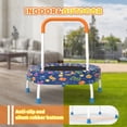 thumbnail image 2 of Mersco 28" Trampoline for Kids Springless Trampoline with Handle,Birthday and Festival Gifts ,Indoor and Outdoor,Bule, 2 of 7