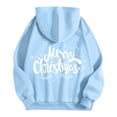 thumbnail image 3 of WILLBEST Sudaderas Navideñas para Mujer, Sudaderas con Capucha para Adolescentes, Sudaderas de Felpa Estampadas de Manga Larga con Capucha, conjuntos Lindos de Otoño 2024 Chica​​, 3 of 4