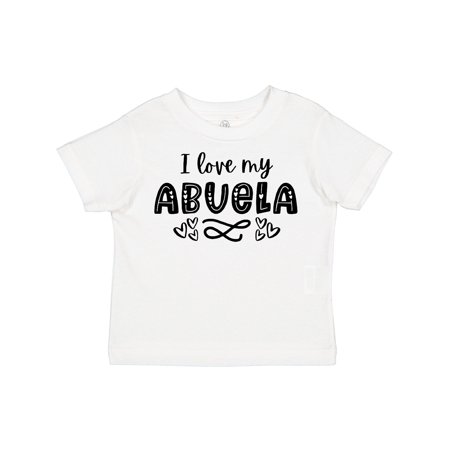 

Inktastic I Love My Abuela with Hearts Gift Toddler Boy or Toddler Girl T-Shirt