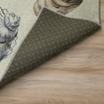 thumbnail image 3 of Addison Rugs Indoor/ Outdoor Surfside Border Shells Washable Rug New Oyster - 3' x 5', 3 of 5